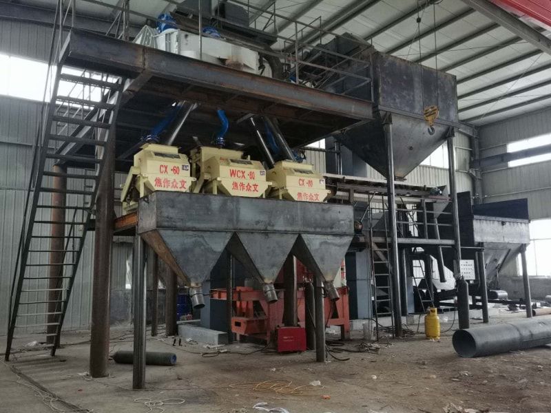 新疆某金屬硅粉集團使用現場